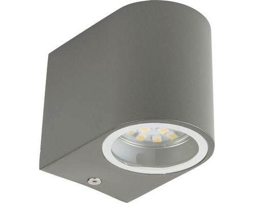 Smartwares SMD-LED Wandleuchte Bastia/grau 10.010.52 Applique LED blanc chaud gris (mat)