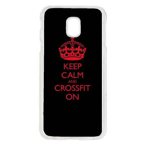 Coque Citation Crossfit Red Compatible Galaxy J7 2017 Transparent
