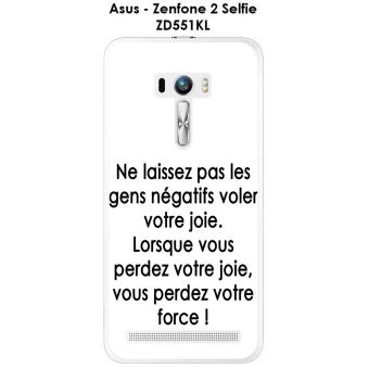 Coque Asus Zenfone 2 Selfie Zd551kl Design Citation Les Gens Negatifs Texte Noir Fond Blanc Coque Et Etui Telephone Mobile Achat Prix Fnac