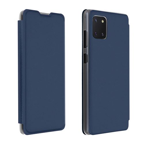 Étui pour Samsung Galaxy Note 10 Lite avec clapet Porte-carte Bleu Nuit