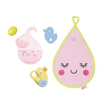 Baby born accessoires de bain multicolore 5 pièces - 1