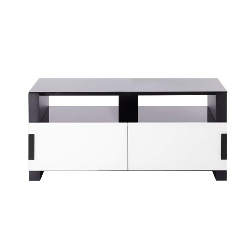 ERARD Bilt1100 Blanc - Meuble avec 3 plateaux et 2 portes