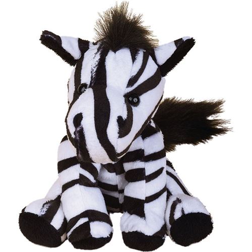 Mbw - Peluche zebre - ZORA - 60037 noir et blanc