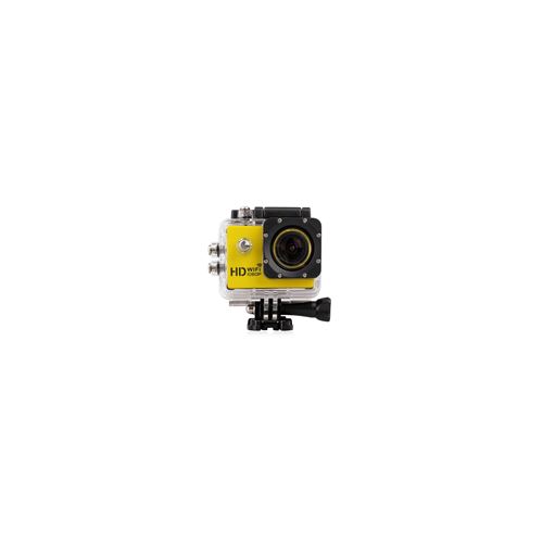 Cam&eacute;ra Wifi Sport Embarqu&eacute;e Plong&eacute;e Caisson Cam&eacute;scope Full HD 1080P Jaune 32 Go YONIS