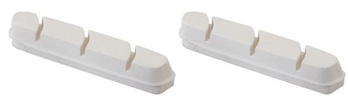 Elvedes remblokrubbers V-frein 55 x 12 mm blanc 2 pièces