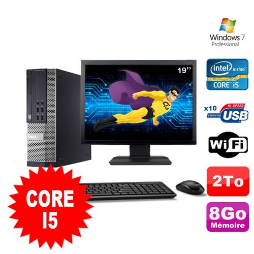 Acheter Pc dell optiplex 990 sff i5-2400 3.1ghz 8go 2000go dvd wifi w7 ecran 19' État correct - 239,00 € Pc dell optiplex 990 sff i5-2400 3.1ghz 8go 2000go dvd wifi w7 ecran 19' État correct - Dell reconditionné disponible sur Fnac
