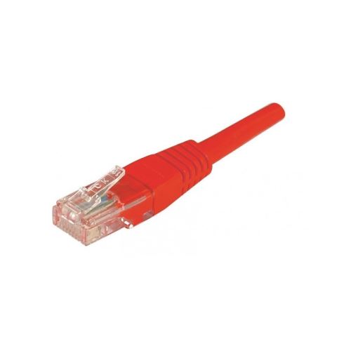 Cordon Patch RJ45 UTP CAT5e Rouge - 10 M