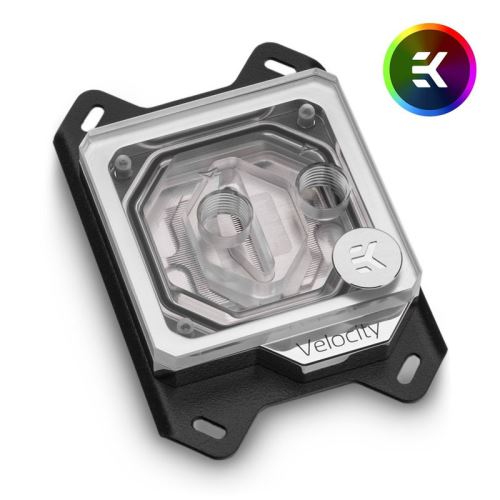 ek water blocks ek water blocks ek-velocity d-rgb - amd nickel + plexi noir