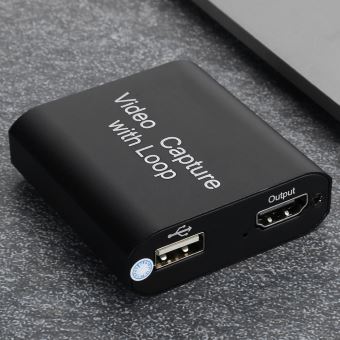 Capture Vidéo HDMI 4K USB 2.0 Loop Out - Carte Acquisition Portable