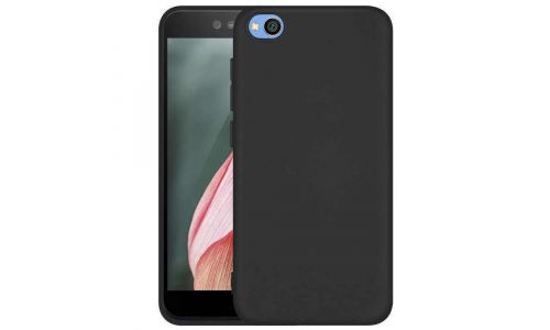 Coque Smooth silicone Redmi GO coloris noir mat