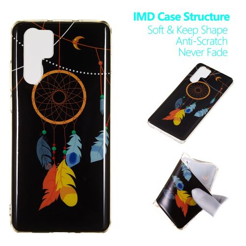 Coque en TPU impression d'un motif lumineux luminescent attrape-plumes de rêve pour votre Huawei P30 Pro