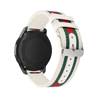 Bracelet De Montre En Cuir Blanc Véritable 22 Mm - Neuf Sans étiquettes