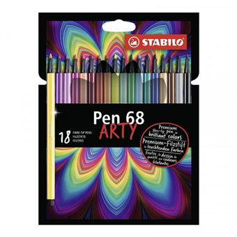 Etui Stabilo 18 feutres 68 Arty - 1