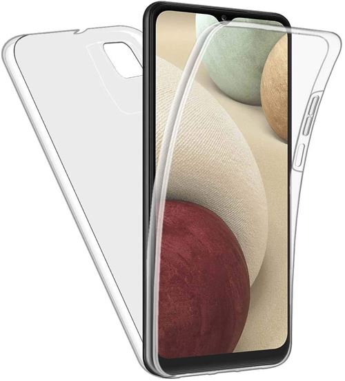 Coque 360 degrés intégrale pour Samsung Galaxy A12 4G Protection arrière PC Case et Avant en TPU Transparente - XEPTIO