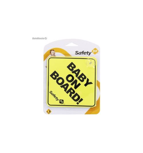 SAFETY FIRST-Bebe a bord jaune