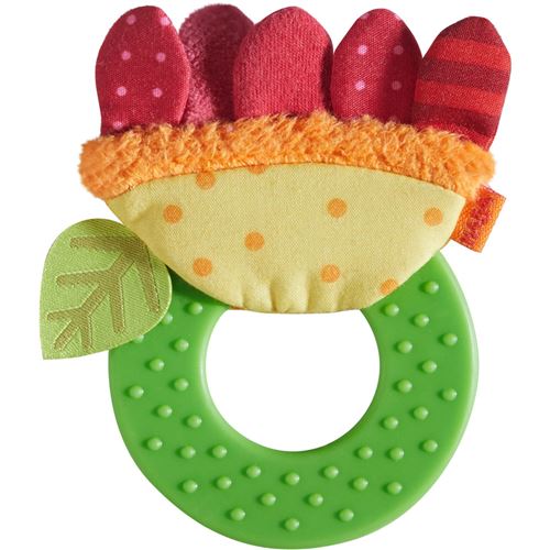 Haba abeille figure fleur 12 cm junior élastomère vert/rouge