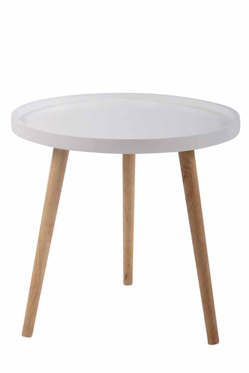 Table d'appoint Hillerod , Blanc