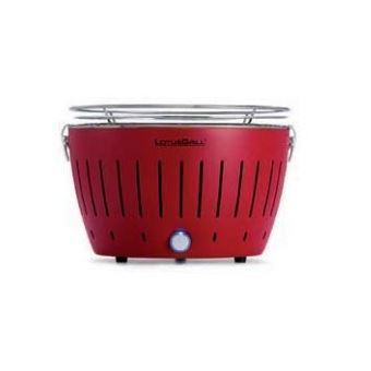LotusGrill NOUVEAU MODÈLE 2019 Mini Barbecue ROUGE Ø 25 Lotusgrill barbecue grill au charbon xx | Nature & Découvertes