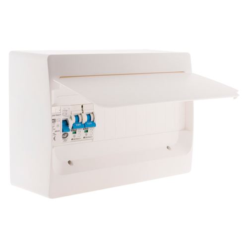 Zenitech - Coffret électrique pré-équipé 1 rangée 13 modules pour extension