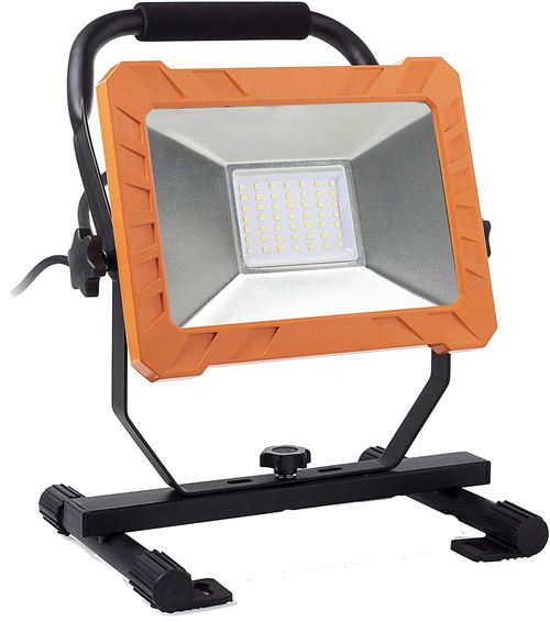 Smartwares lampe de construction FCL-76004 50W 36 cm aluminium orange