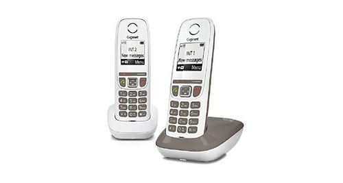 Gigaset AS470 Duo - Téléphone sans fil avec ID d'appelant - DECTGAP - ombre + combiné supplémentaire