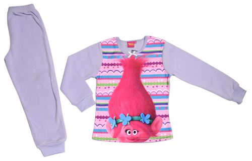 Dreamworks pyjama Trolls polaire filles violet