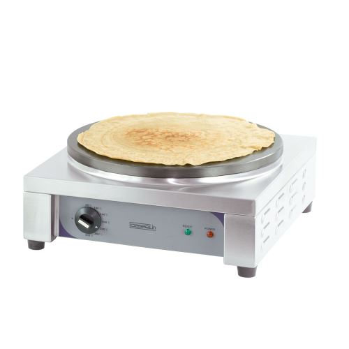 crêpière carrée 2700w 40cm inox - ccc40e