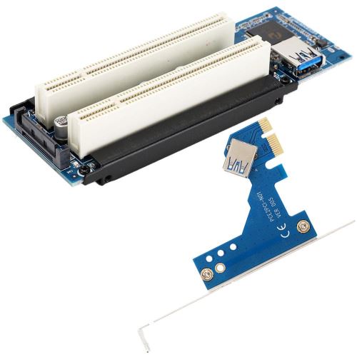 Carte adaptateur d'extension PCI-E vers carte PCI