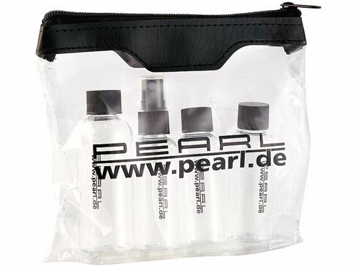 Pearl : Trousse de voyage avec 4 flacons à remplir