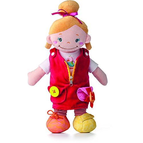 HAPE INTERNATIONAL GROYE NINY LERN POUPÉE FILLE ALANI. JOUEURS ISCH LERNEN. AVEC BOUTON, AVEC CORDON, FERMETURE CLAIR, VELCRO, AN ET ANCIEN ETC.