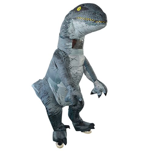 Mignon adulte gonflable dinosaure costume costume air ventilateur