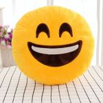 Rond Coussin Oreiller Emoji en PP Coton Peluche 30cm #15#15