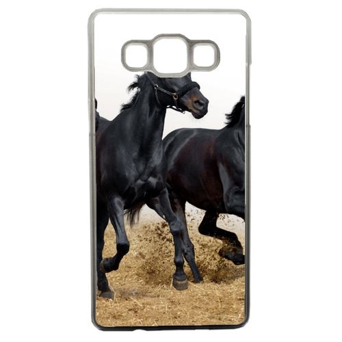 Coque Black Horses Compatible Samsung Galaxy A5 Transparent