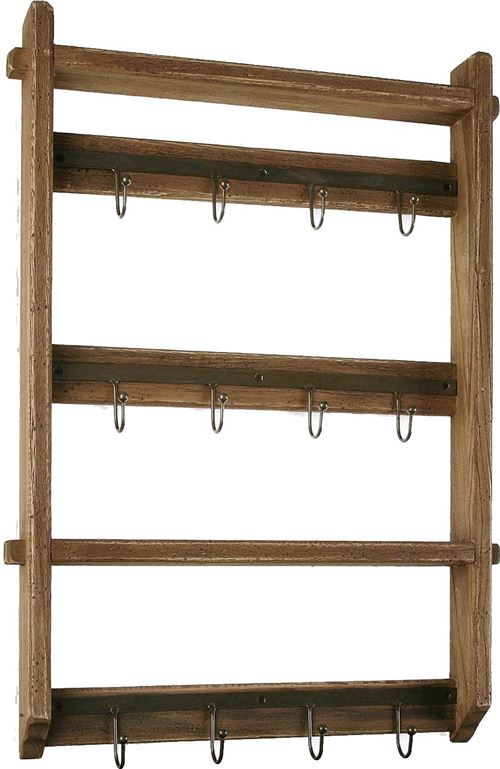 Versa - Porte bijoux mural en bois 66 cm