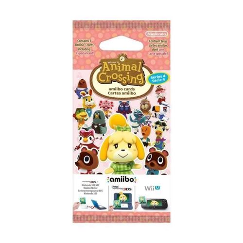 Paquet de 3 cartes Animal Crossing Série 4 1 carte spéciale + 2 standard WII U - vue 3