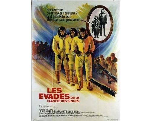 Les Evadés de la planète des Singes AFFICHE CINEMA ORIGINALE
