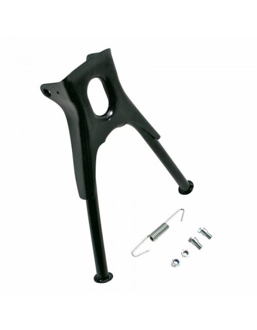 Bequille cyclo centrale adaptable mbk 51 noir -selection p2r-