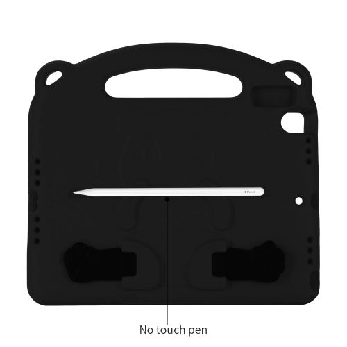 Coque en TPU motif panda EVA antichoc avec béquille noir pour votre Apple iPad 10.2 (2019)