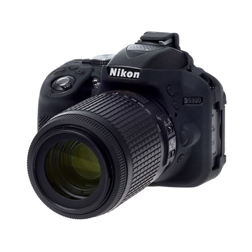 easyCover ECND5300B Coque en silicone pour Nikon D5300 Noir