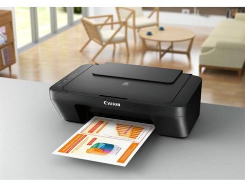 Canon Noir Pixma Mg2555s Jet D'encre A4 4800 X 600 Dpi - Neuf - Image 2