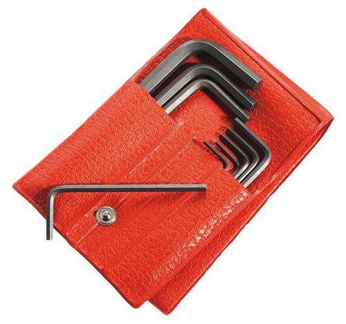Jeu De 10 Clés Mâles En Pouces 6 Pans Diamètres 1/16'' à 3/8'' En Trousse - Facom - 82H.Ju10