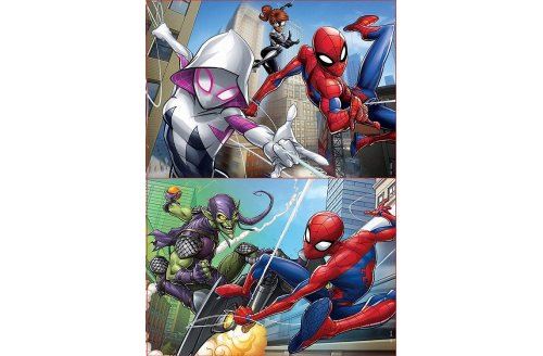 Set De 2 Puzzles De 48 Pieces Spider-Man Et Le Bouffon Vert - Educa Collection Super Heros Marvel - Spiderman