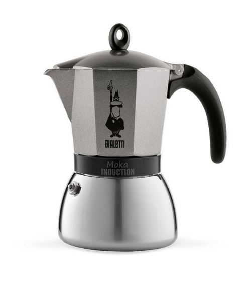 Cafetière italienne Bialetti Moka Induction 9 tasses Anthracite