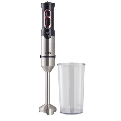 Solac Mixeur plongeant Pro 800 BA5602 Gris/Noir, 800