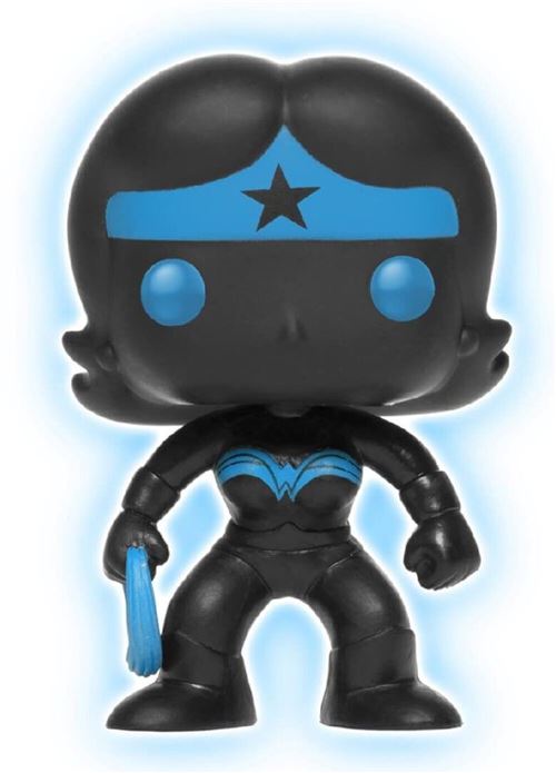 FunKo Justice League Wonder Woman Silhouette GITD Pop! - EE Excl.