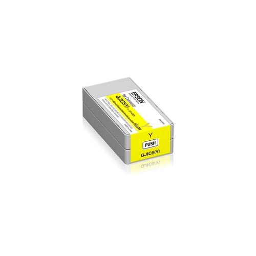 Epson GJIC5 Y : Ink cartridge for ColorWorks C831 Yellow MOQ=10 - vue 4