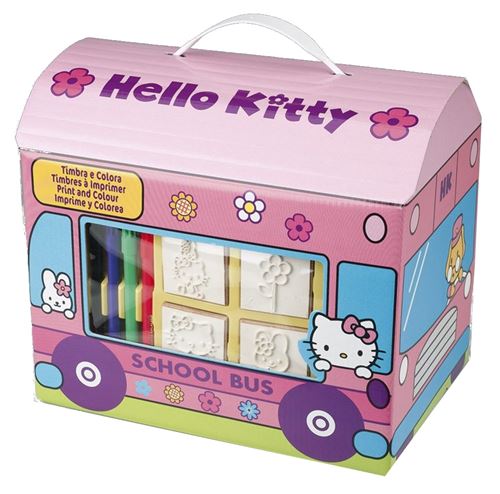 Multiprint Set de coloriage Hello Kitty 17 pièces rose