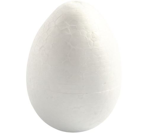 Oeufs en polystyrène, h: 10 cm, 5pièces
