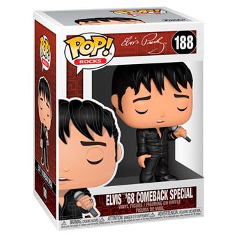 Figurine Funko Pop Rocks Elvis 68 Comeback Special