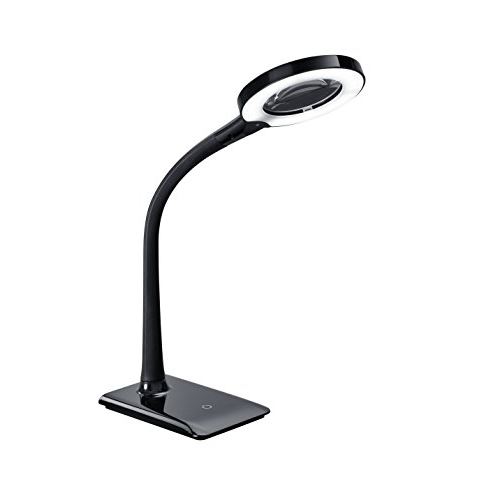 Trio leuchten 527290102 lampe de table, noir, 13,5 x 13,5 x 35 cm